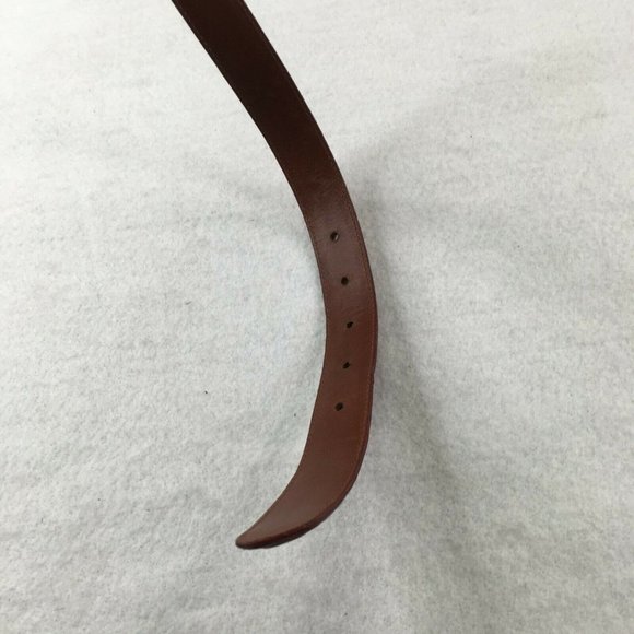 Coach Belt Womens Medium Red Leather Silver Buckle Dress Casual 3924 - Picture 6 of 8